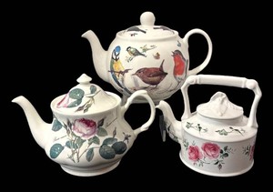 A - Three Teapots by Arthur Wood & Roy Kirkham