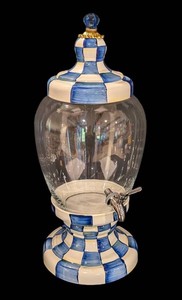 B - Beverage Dispenser - MacKenzie-Childs Royal Check