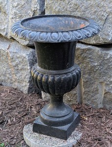 BY - Cast Iron Urn Planter