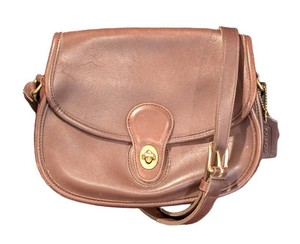 B - Leather Shoulder Bag - Coach Brown Leather Purse