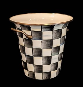 B - MacKenzie-Childs Courtly Check Wine Cooler Bucket