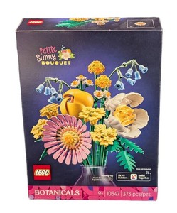 B - New Flower Building Set - LEGO Botanicals Petite Sunny Bouquet 10347