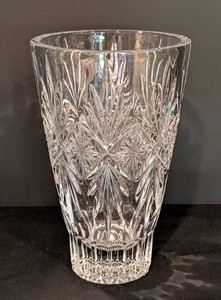 B - Crystal Vase - Waterford Normandy Cut Crystal