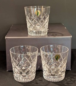 B -  Waterford Crystal Eastbridge Double Old Fashioned Glasses - Set of 3 NIB