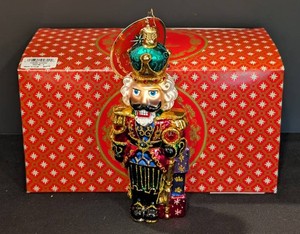 A - Nutcracker Ornament - Radko Yuletide Sentinel 1022186-D