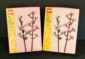 A - LEGO Cherry Blossoms Building Set 40725 438-Piece (Lot of 2)