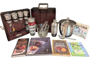 A - Vintage Barware & Cocktail Books Mixed Lot