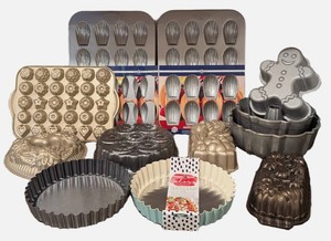 B - Baking Pans & Molds Mixed Lot - USA Pan, Nordic Ware & More