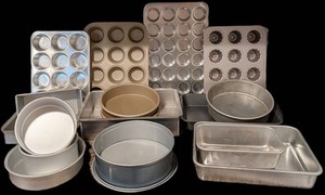 B - Baking Pans Mixed Lot - USA PAN, Nordic Ware & Assorted Bakeware