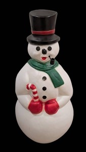 Snowman Blow Mold Christmas Decoration