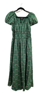B - Womens Dress - Kate Spade Dragonfly Print Maxi
