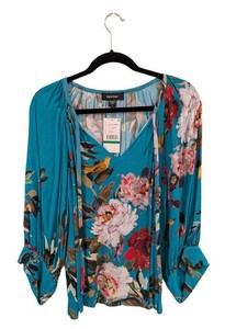 B - Womens Blouse - Karen Kane Beachcomber Top Size L