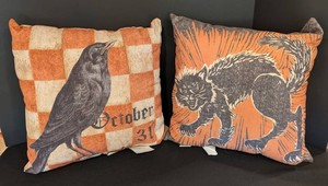 B - Halloween Throw Pillows - Pottery Barn