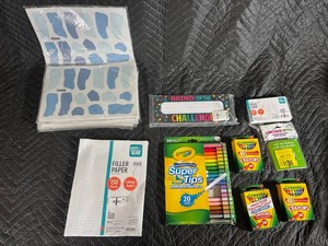 Mixed Lot Crayola Supplies, Paper & School Stationery
