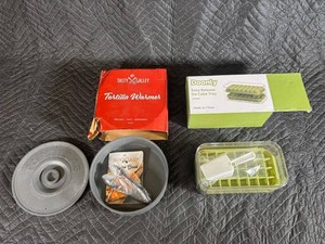 My Tasty Galley Tortilla Warmer & Doontly Ice Cube Tray Mixed Lot