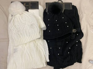 Charlotte Daniel Scarf Hat & Gloves 3-Piece Sets (Lot of 2)