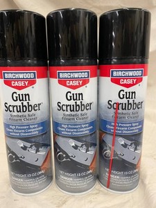 Birchwood Casey Gun Scrubber Firearm Cleaner (Lot of 3)