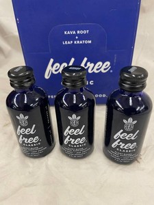 Feel Free Classic Kava Root & Leaf Kratom 2 Fl Oz (Lot of 3)