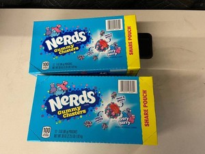 HI 3 - Nerds Gummy Clusters 3 Oz Pouches - 2 Cartons (Lot of 2)