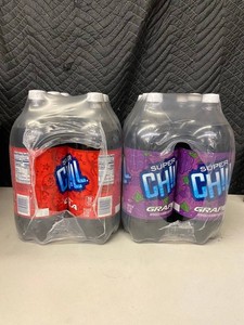 TN 7 - Super Chill Soda Variety Pack - 12 Bottles, Cola & Grape