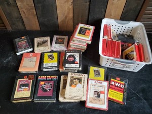 Large Collection of NEVER OPENED 8 Track Tapes - Beatles and More