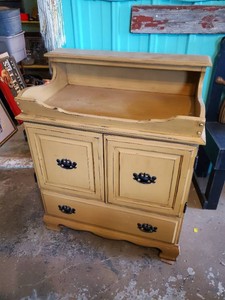 Solid Contry Style Smaller Cabinet with Drawer