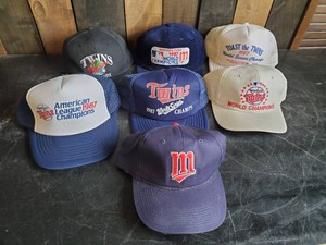 7 Collectible Minnesota Twins World Series Hats