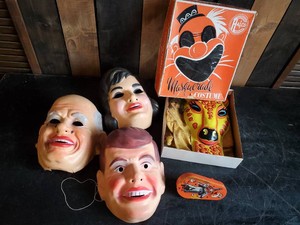 Vintage Halloween Masks and More
