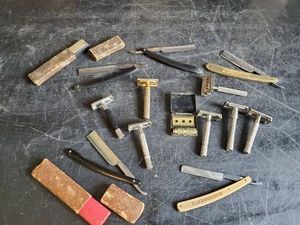 Large Collection of Saftey and Straight Razors