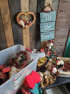 Big Tub full of Christmas Dcor