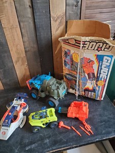 Cool Lot of Sought After G.I. Joe Vehicles w Box