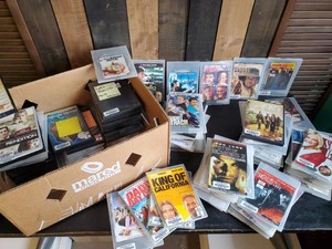 Big Lot of 100 DVDs All Genres