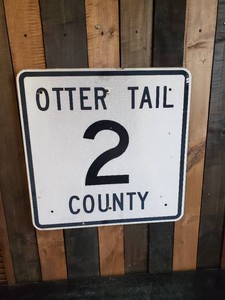 Retired Otter Tail County Road #2 Sign -  24 x  24
