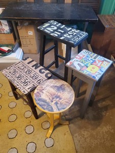 Lot of Plant Stands and Stools  Cool Looks