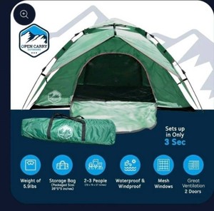 NEW 2 PERSON TENT RETAILS FOR $129