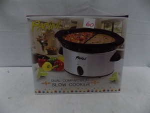 Parini Dual Compartment Slow Cooker - New in Box