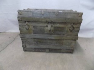 Antique Steamer Chest with Inside Tray
