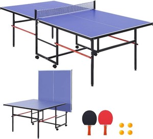 $168 Garvee 8 ft Portable Ping Pong Table