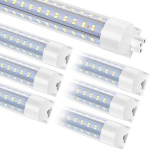 $143 6-Pack 8FT LED Shop Light, 140W, 6500K