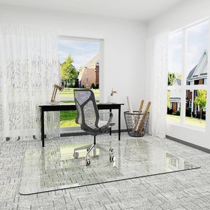 $150 Glass Chair Mat for Carpet, 0.2 Thick