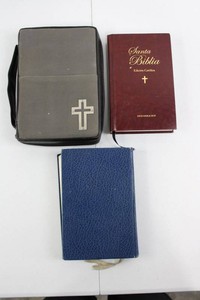 Spanish, Bilingual & Hebrew Bible Mixed Lot (Lot of 3)