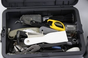 Black Zerp 3-Tier Tool Organizer With Assorted Tools