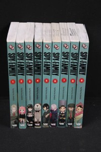 Spy X Family Manga Volumes 1-9 by Tatsuya Endo (Lot of 9)