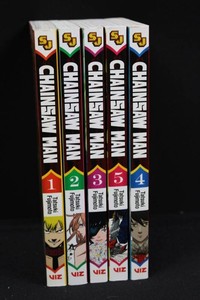 Chainsaw Man Manga Volumes 1-5 (Lot of 5)