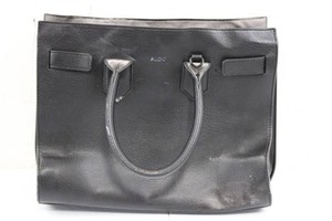 ALDO Structured Black Handbag With Removable Pouch