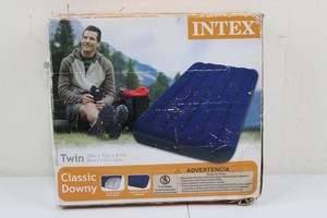 Intex Classic Downy Twin Air Mattress - 39 X 75 X 8 34 in