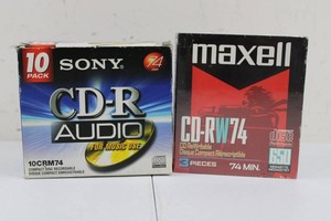 Sony & Maxell Recordable CD Mixed Lot - 13 Discs