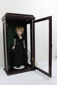Camellia Garden Collection 16 Porcelain Doll With Display Cabinet