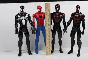 Spider-Man & Venom Action Figure Mixed Lot (Lot of 4)
