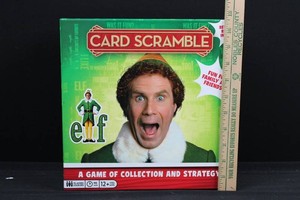 Elf Card Scramble Board Game (complete)